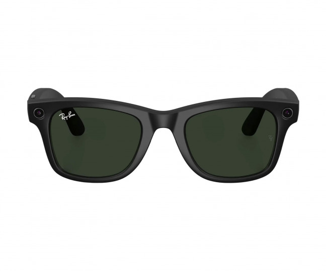 Смарт-очки Ray-Ban Meta Wayfarer  - Matte Black/ Clear to Graphite Green  (RW4006 601S1M 50-22) 